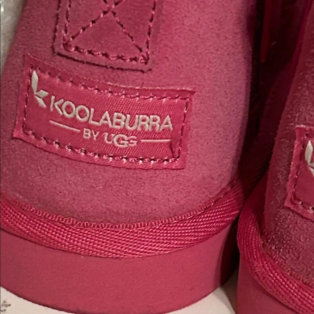 KOOLABURRA By UGG ultra mini pink Cozy Pink Kids Boots size 12 GUC